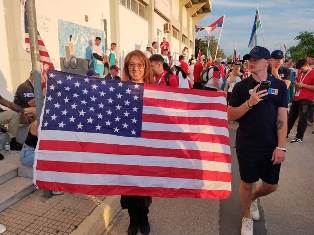Denis Kojinov and Jeanette Chevalier (USA) 2025 CSIT World Sports Games, Greece